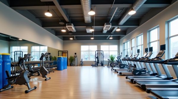 L'éclairage efficace pour salle de sport : standards et conseils